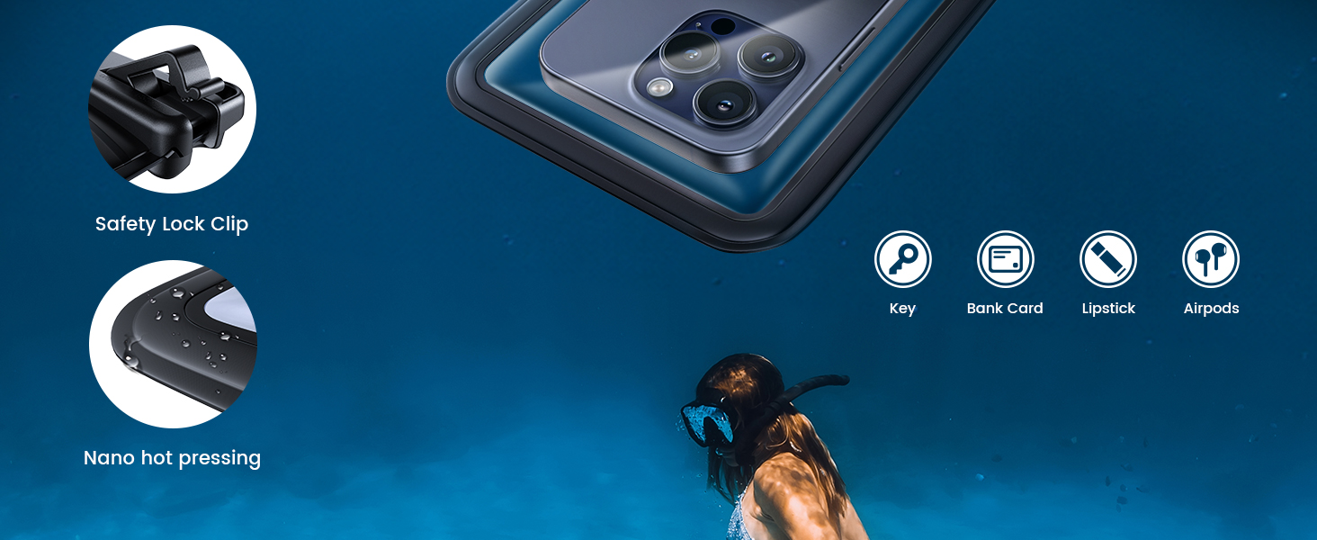 water proof phone pouch iphone