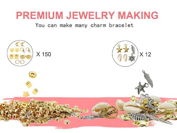 clay beads for friendship bracelet making kit