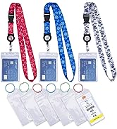 SWATOM Cruise Lanyards 9PCS Carnival Retractable Cruise Lanyard for Cruise Ship Cards Waterproof ...