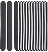 50 Pcs Nail Files for Acrylic Nails 100/180 Grit Double Sides Fingernail Files Professional Manic...