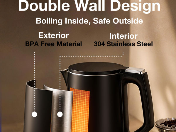 electric kettle hot