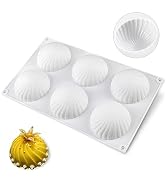 Spiral Silicone Molds for Baking Supplies - Silicone Soap Molds for Chocolate Candy Making Suppli...