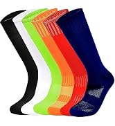 Marchare Boys Soccer Socks Toddler Football Socks Knee High Solid Sports Socks For Boys Girls