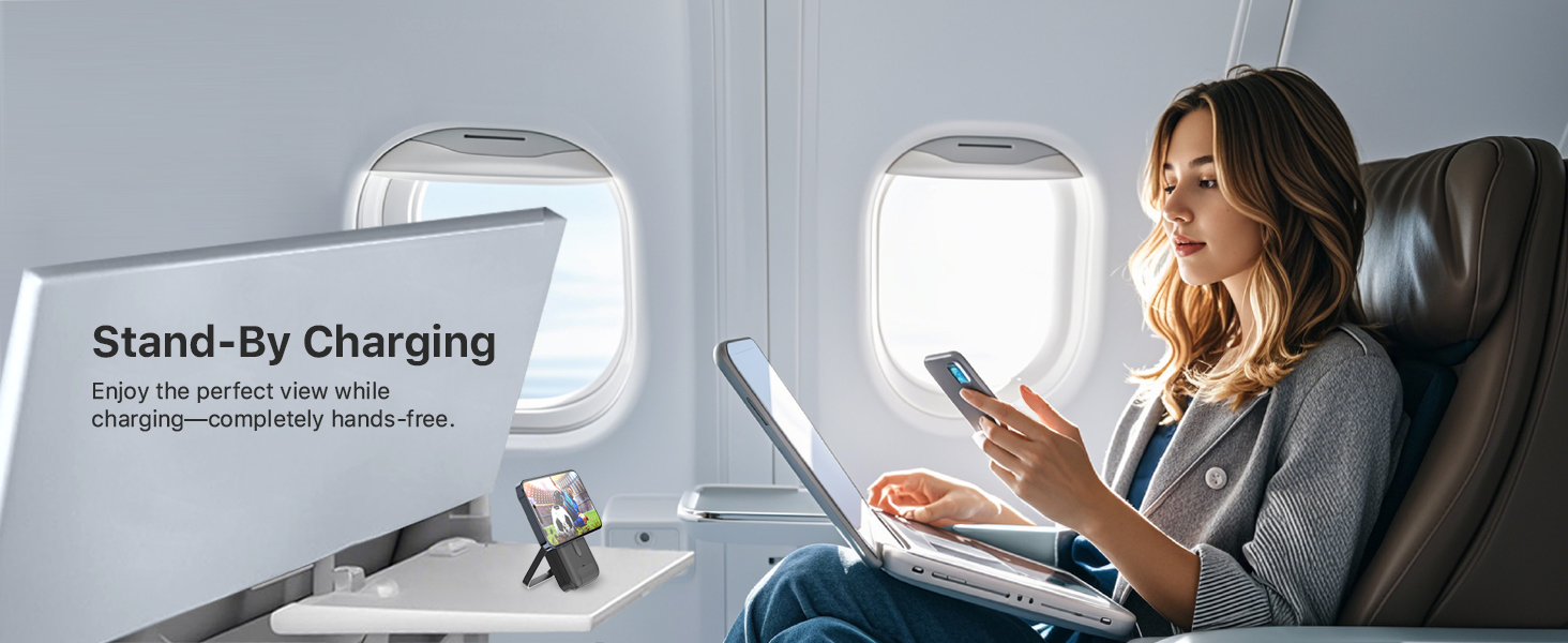 Stand-By Charging Enjoy the perfect view while charging-completely hands-free.