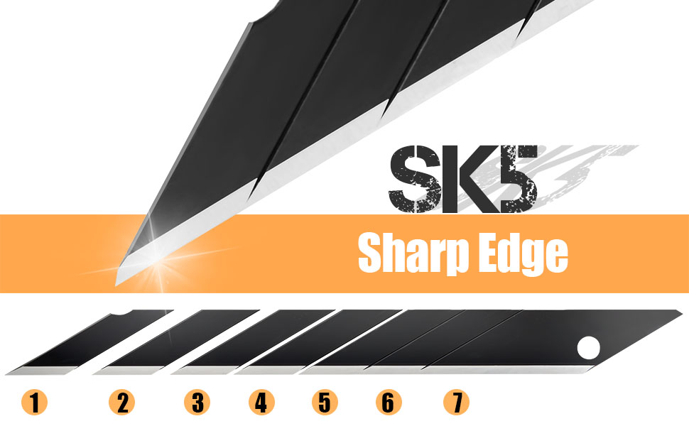 utility knife snap-off sk5 blade