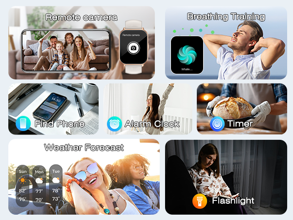 Waterproof fitness tracker watch