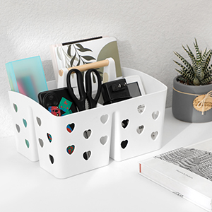 Desktop storage basket