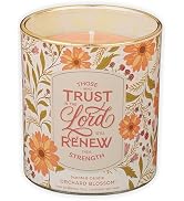 Christian Art Gifts Trust in the Lord Bible Verse Scented Candle: Soy Wax, Pure Essential Oils, O...