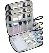 Shelvestar 3 Pack Electronics Travel Organizer Case Tech Accessories Cord Storage Bag