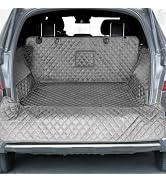 PETICON SUV Cargo Liner for Dogs, Waterproof Pet Cargo Cover Dog Seat Mat for SUVs Sedans Vans wi...