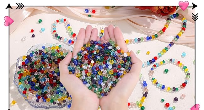 Fresh color glass beads
