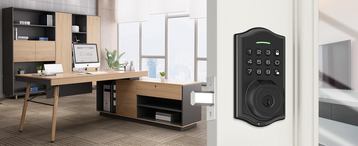 keypad door lock with deadbolt