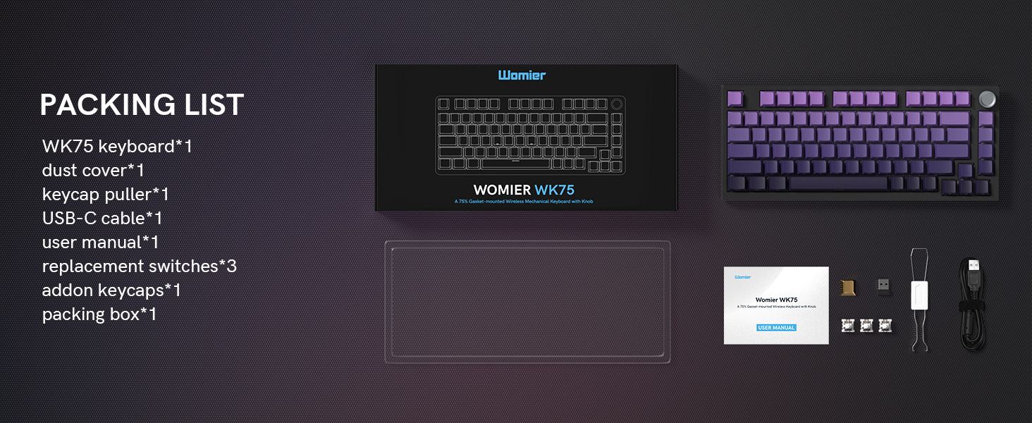 womier wk75 keyboard