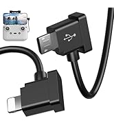 ACANDYA USB Micro to iOS DJI Remote Controller Cable for DJI Mavic Mini(1st Gen) Mini SE DJI Mavi...