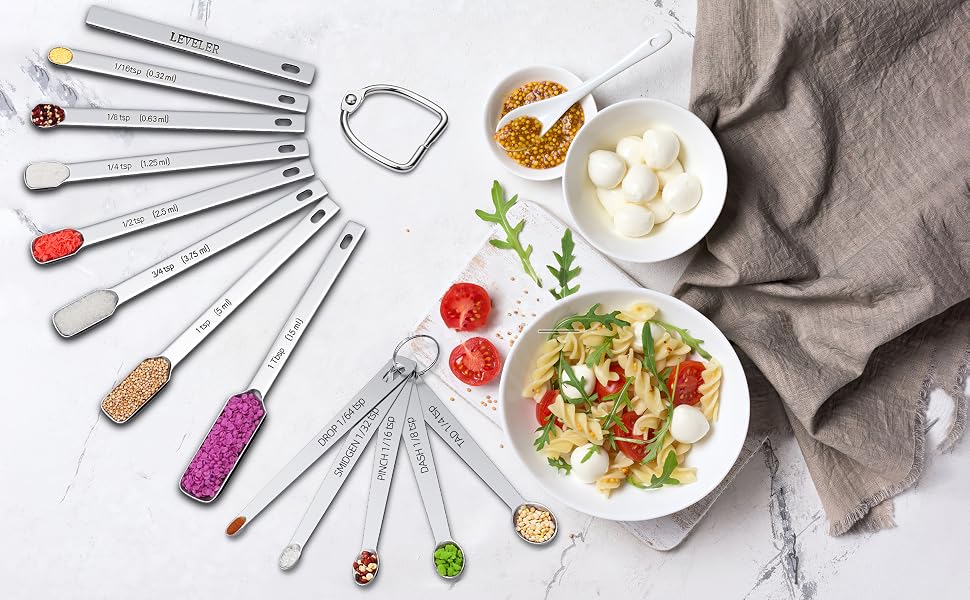 measuring cups and spoons