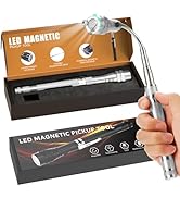 Stocking Stuffers for Men Magnetic Flashlight Pickup Tool Dad Gifts Cool Magnet Telescoping Gadge...
