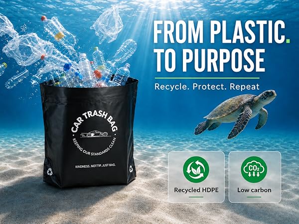 recycled car garbage bag