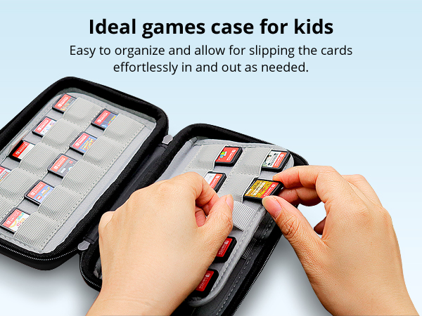 sisma game organizer for nintendo swtich 2 game cards