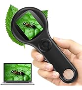 Microscope for Kids - Mini Pocket Digital Kids Microscope, Portable Handheld USB 500X Magnifying ...