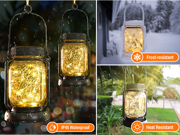 waterproof outdoor solar lanterns