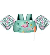 HeySplash Toddler Swim Vest for 22-44 Lbs/22-55 Lbs, Toddler Floatie with Adjustable Safety Shoul...