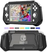 iNOTOGG Compatible with Nintendo Switch Lite Screen Protector Case Cover with Hand Grip, Detachab...