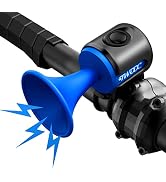 OOPSCOOL Bike Horn,120dB Bicycle Bells IPX4 Waterproof Bike Bell with 300mAh Battery Operated Ele...