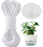 MAQIHAN Self Watering Rope - 50 Feet × 1/4 Inch Self Watering Rope for Plants, Wicking Cord for V...