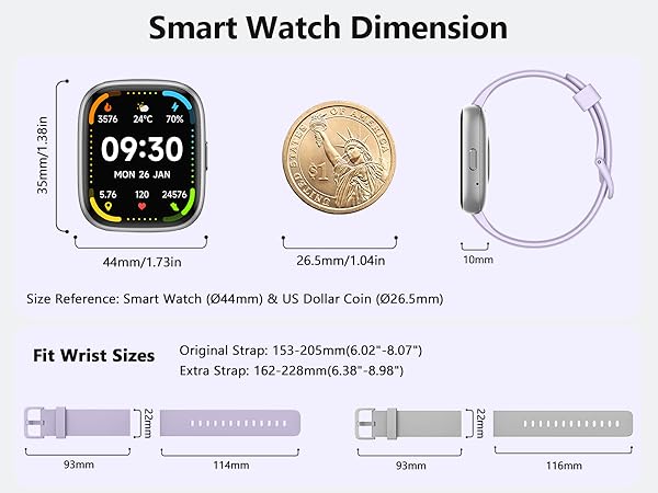 Smart Watch Dimension
