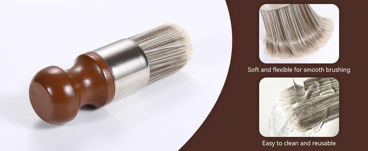 Soft and flexible forsmooth brushing