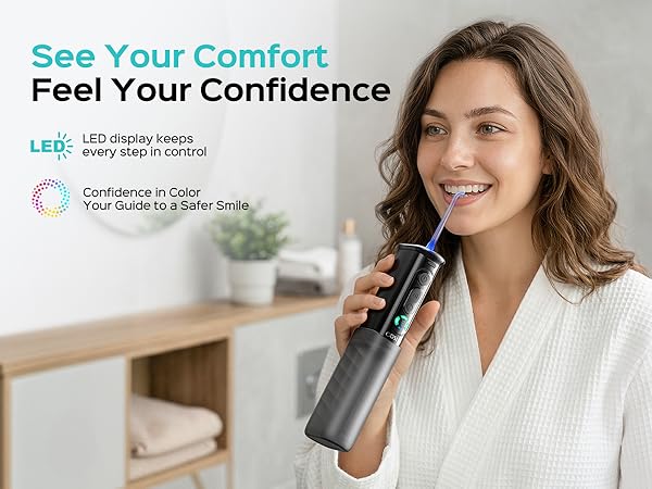 COSLUS T50 Portable Water Flosser for Travel