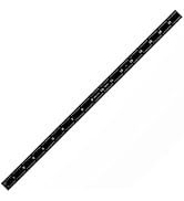 PEC Tools 18-inch Stainless Steel Ruler, High Contrast, 1/50" Thick X 3/4" Wide, Measurement Accu...