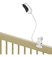 Flexible Clip Mount Compatible with Owlet, Motorola and Other Baby Monitor Camera with 1/4 Thread...