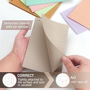 The correct usage method of sticky notes