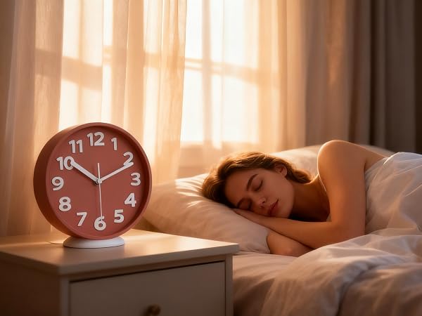 Red wall clock
