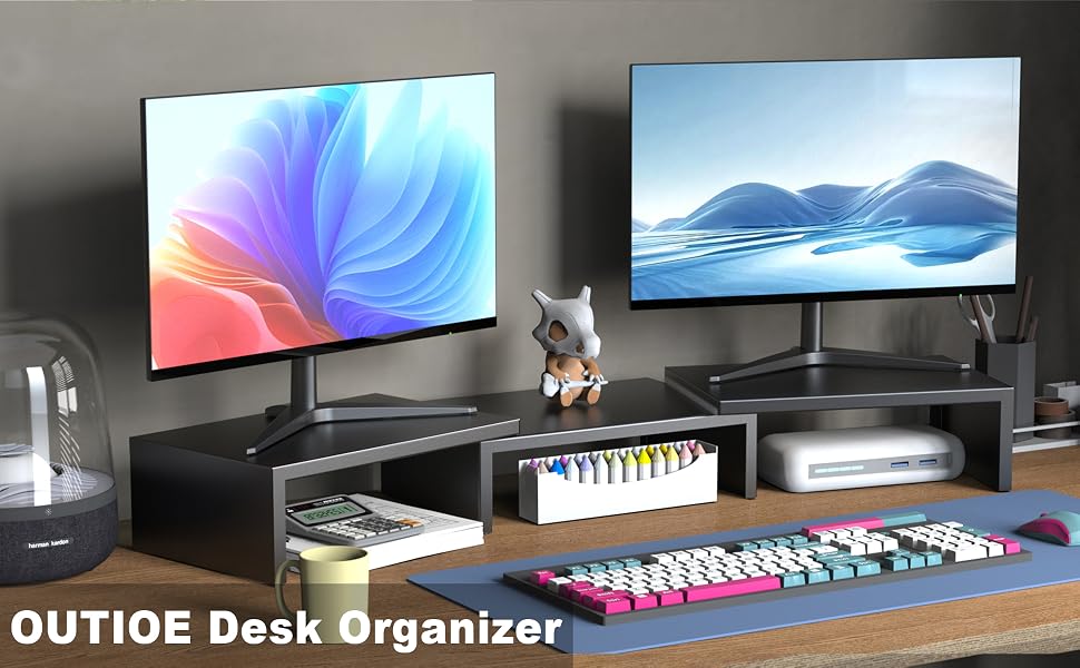 dual monitor stand
