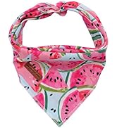 Unique Style Paws Dog Bandanas 1PC Washable Cotton Triangle Dog Scarfs for Small Medium Large Dog...