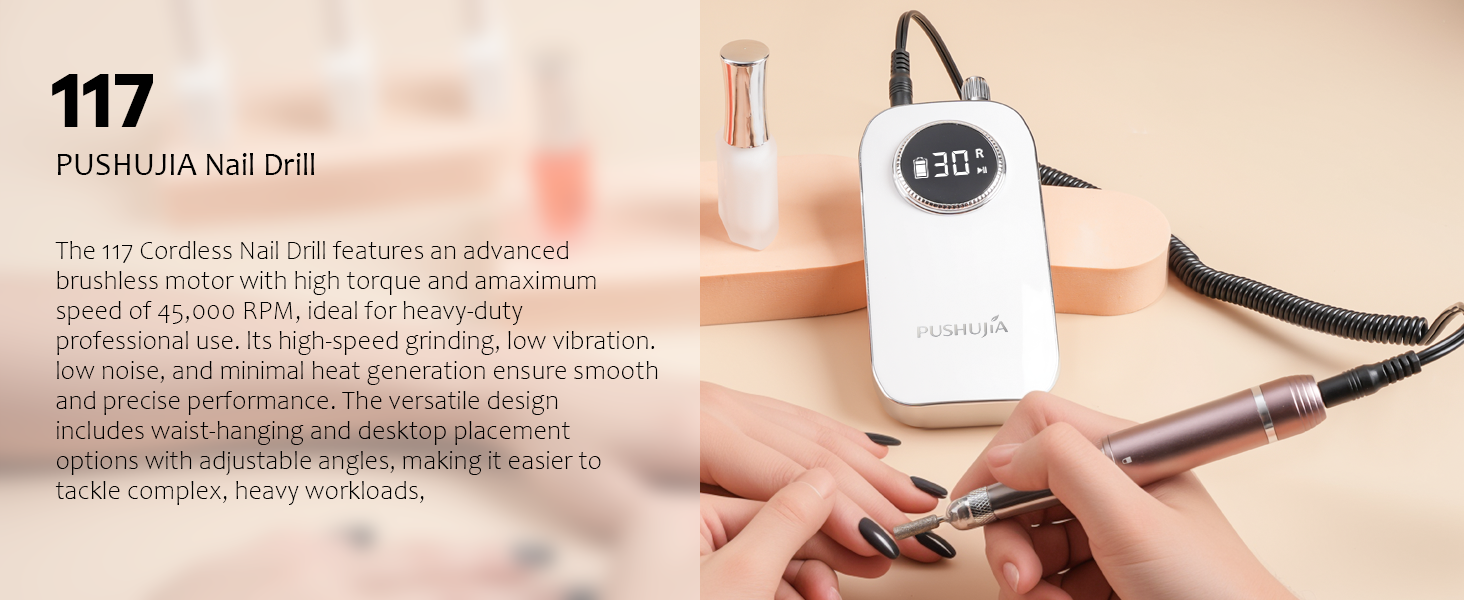 Brushless Cordless Nail Drill