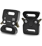 CooBigo 1/2" Metal Paracord Buckle Clip, 2 Pack Paracord Clasps for Bracelets, Metal Buckles Pet ...