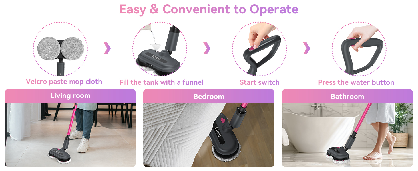 easy to use electric mop