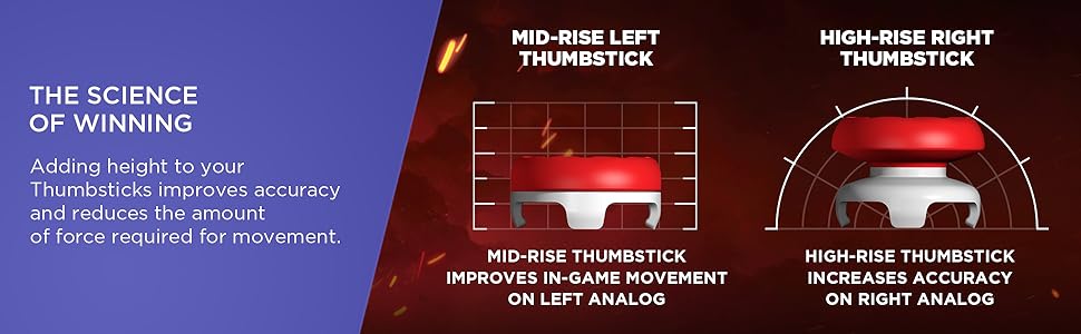 Improve your accuracy with control freek Inferno thumbstick extenders grip covers controller freak
