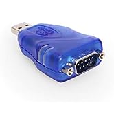 USBGear Mini USB 2.0 to RS-232 DB-9 Serial Adapter w/ 10kV Surge Protection