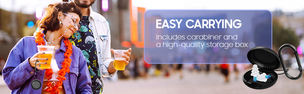 noise reduction reusable silicone earplugs