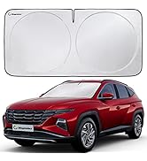 Magnelex Car Windshield Sunshade - Advanced Light-Blocking Protection, Foldable Sun Shade with Mi...