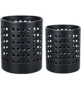 KSENDALO 2Pack Utensil Drying Rack(5.31"&4.72" High), Metal Utensil Holder Sink Silverware Holder...