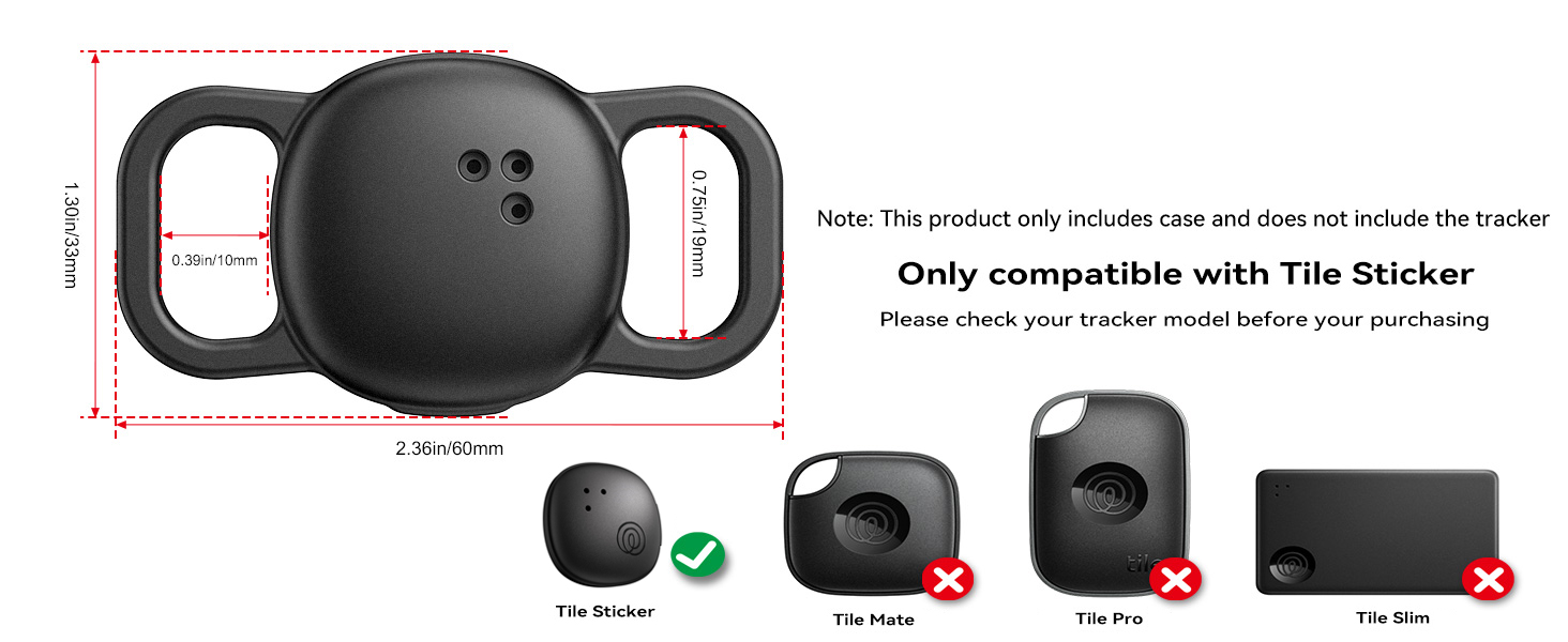 Only compatible with Tile Sticker