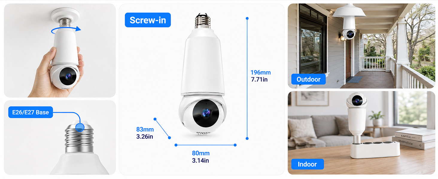 blub camera wifi outdoor