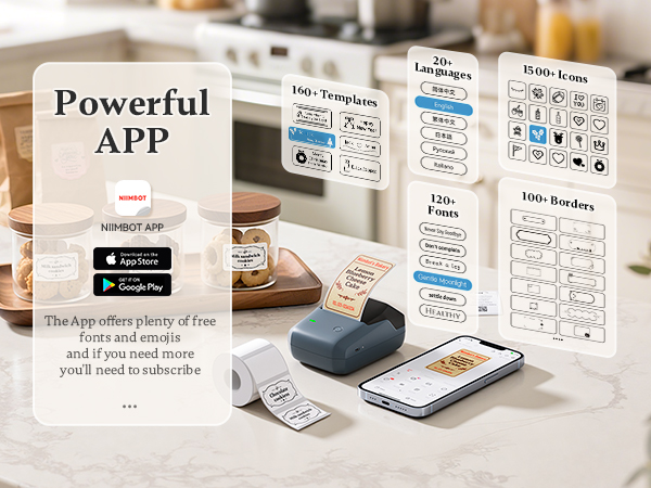 NIIMBOT B1 Pro Label Maker with Powerful APP