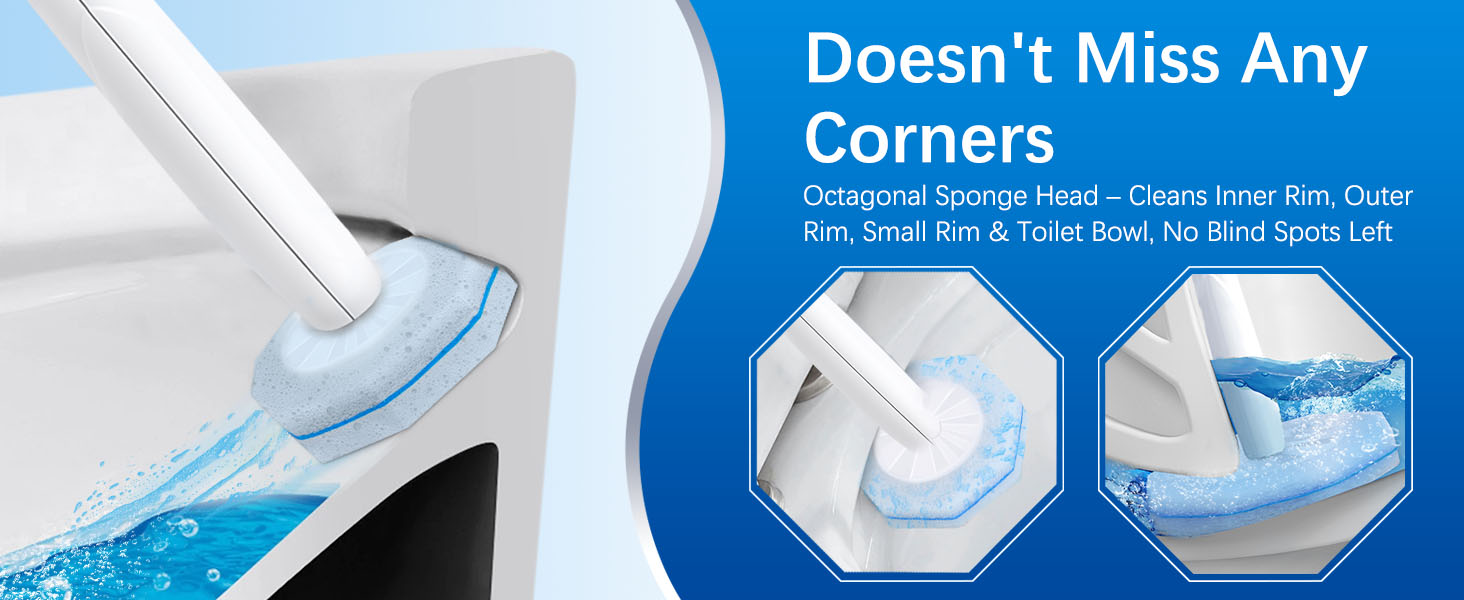 64 Count Toilet Wand Refills Compatible