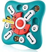 Dog Puzzle Toys, Squeaky Treat Dispensing Dog Enrichment Toys for IQ Training and Brain Stimulati...